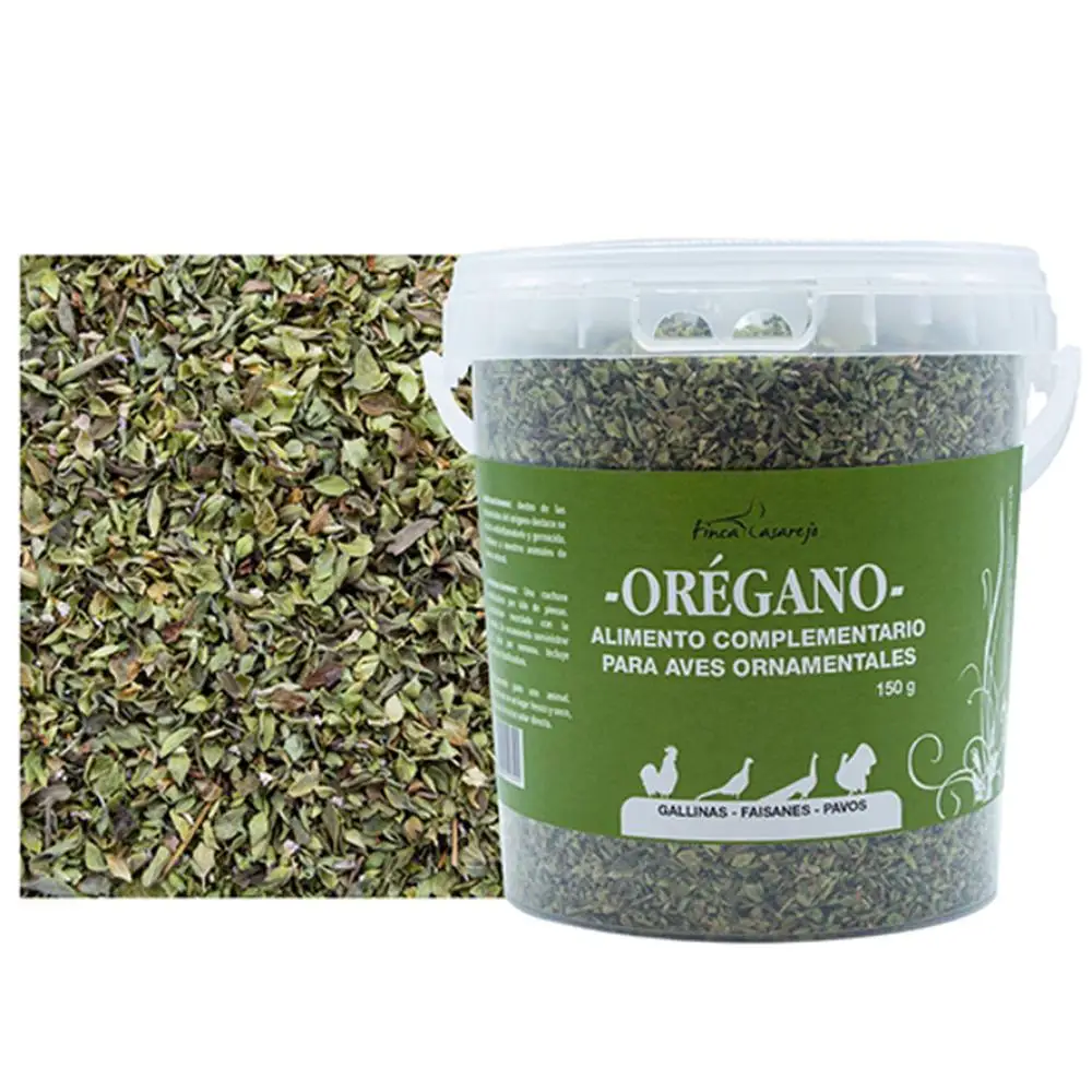 Orégano para Gallinas y Aves de Corral - Propiedades Antiinflamatorias y Germicidas - 150 G - FINCA CASAREJO