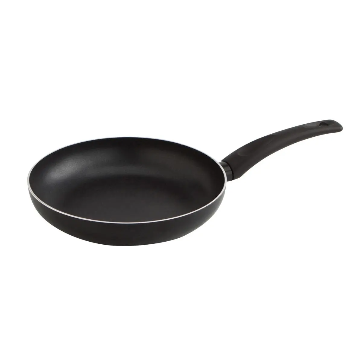 Sartén Quid Hydra de Aluminio Estampado 32CM Negro Liso con Asas de Baquelita y Mango Ergonómico
