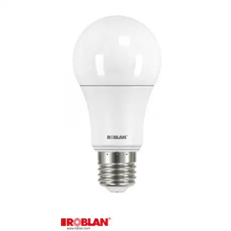 BOMBILLA LED A60 8w 4000K ROBLAN E-27 ADoceVoltios