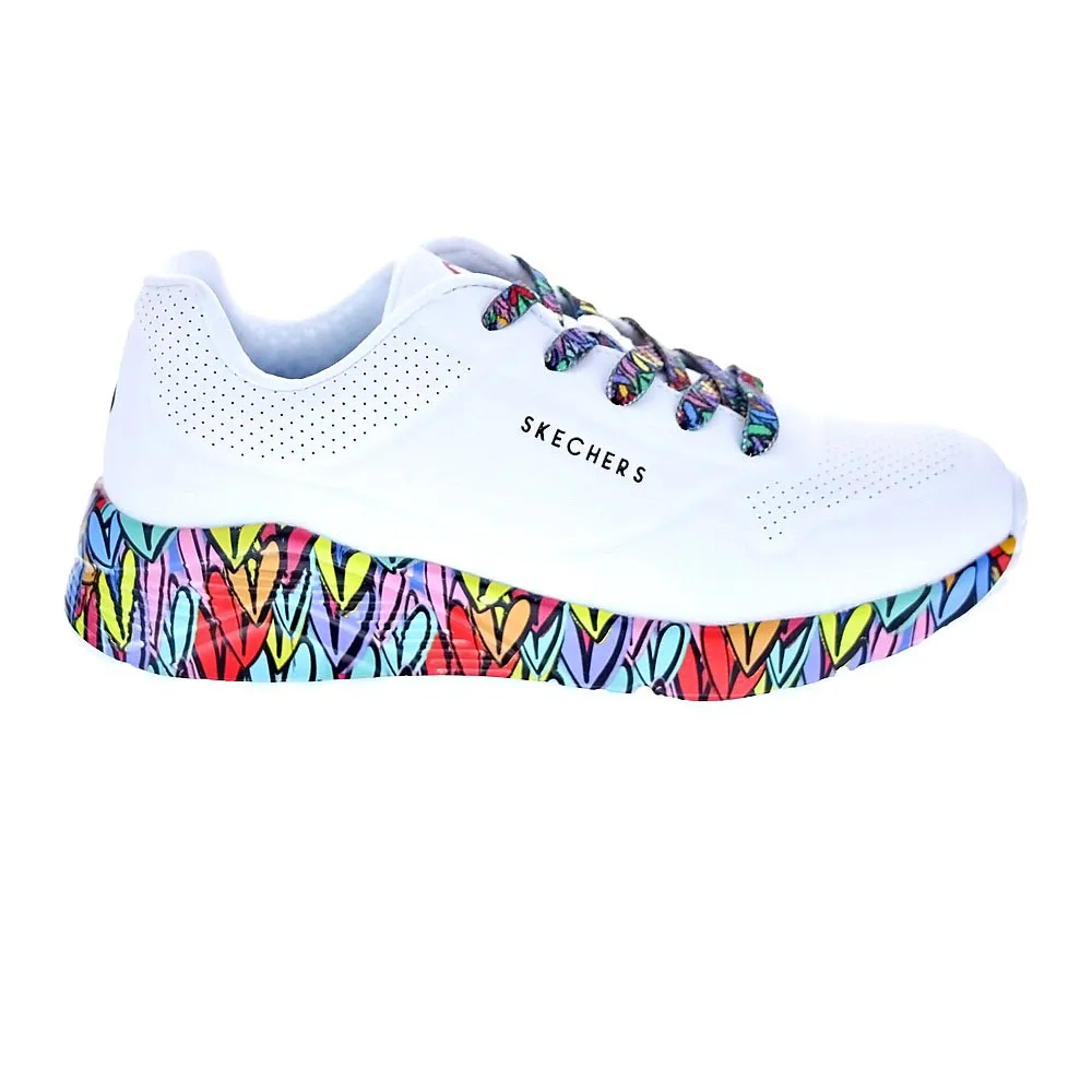 Skechers Niña Zapatillas modelo Uno Lite Subtle Blanco