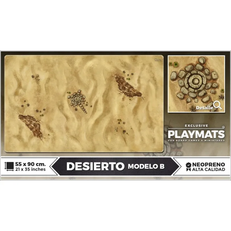 Desert mat-Model B - Draco Ideas - perfect for your board games