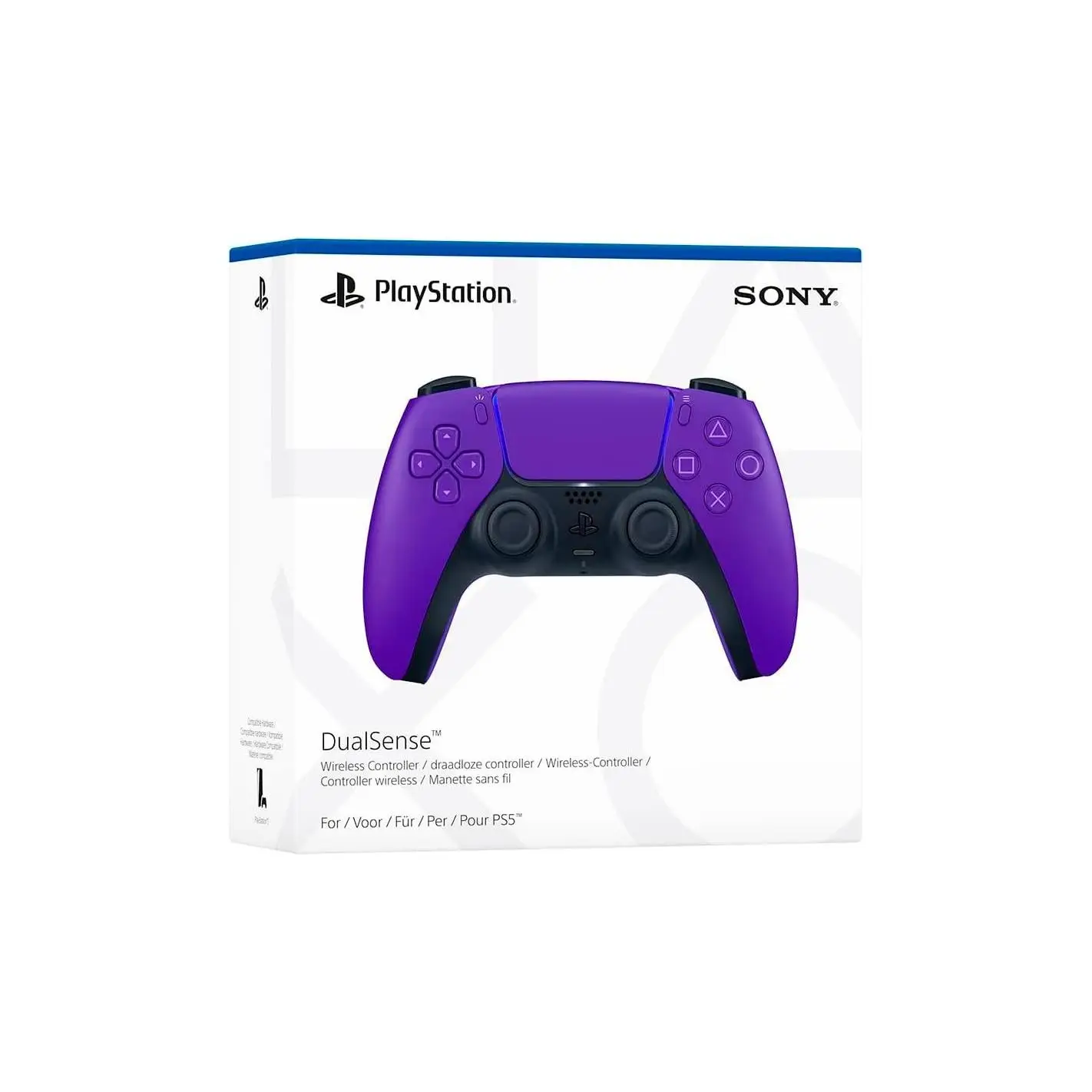 DualSense Purple V2 PS5 controller with improved joystick, built-in battery, USB-C charging, and motion sensor for intuitive gameplay, compatible with PS5 accessories for an enhanced gaming experience. #1