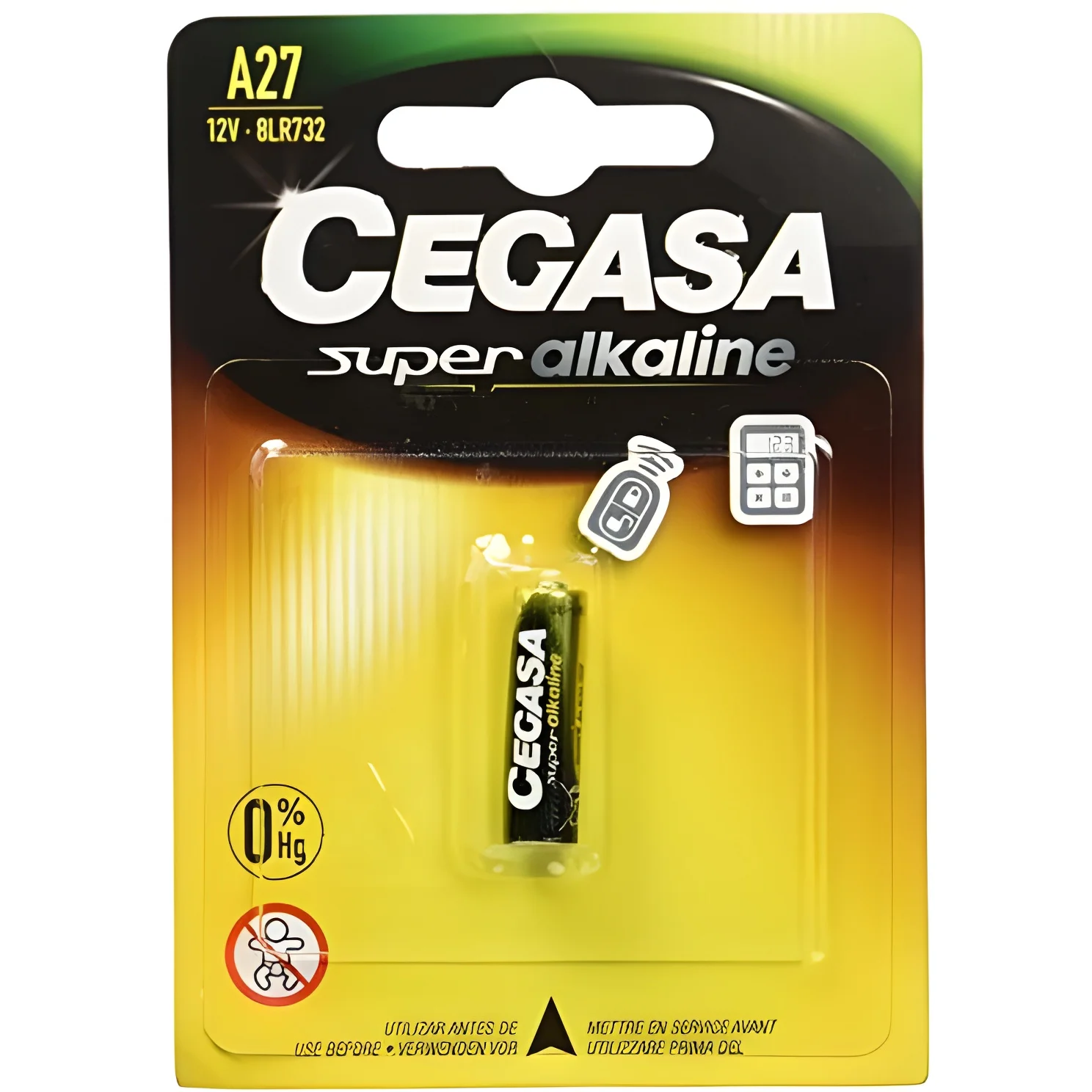 Pila Alcalina Cegasa A27 12V BT BL1