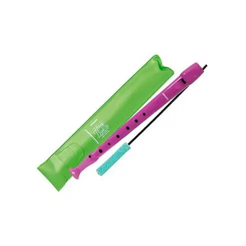 School flute Hohner Melody 9508 Violet with sweet flute case and cleaner-Hohner