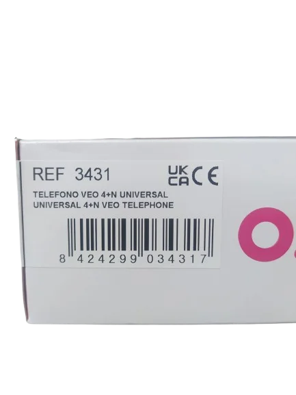 Fermax ref. 3431 universal intercom telephone system 4 + n wires model veo white