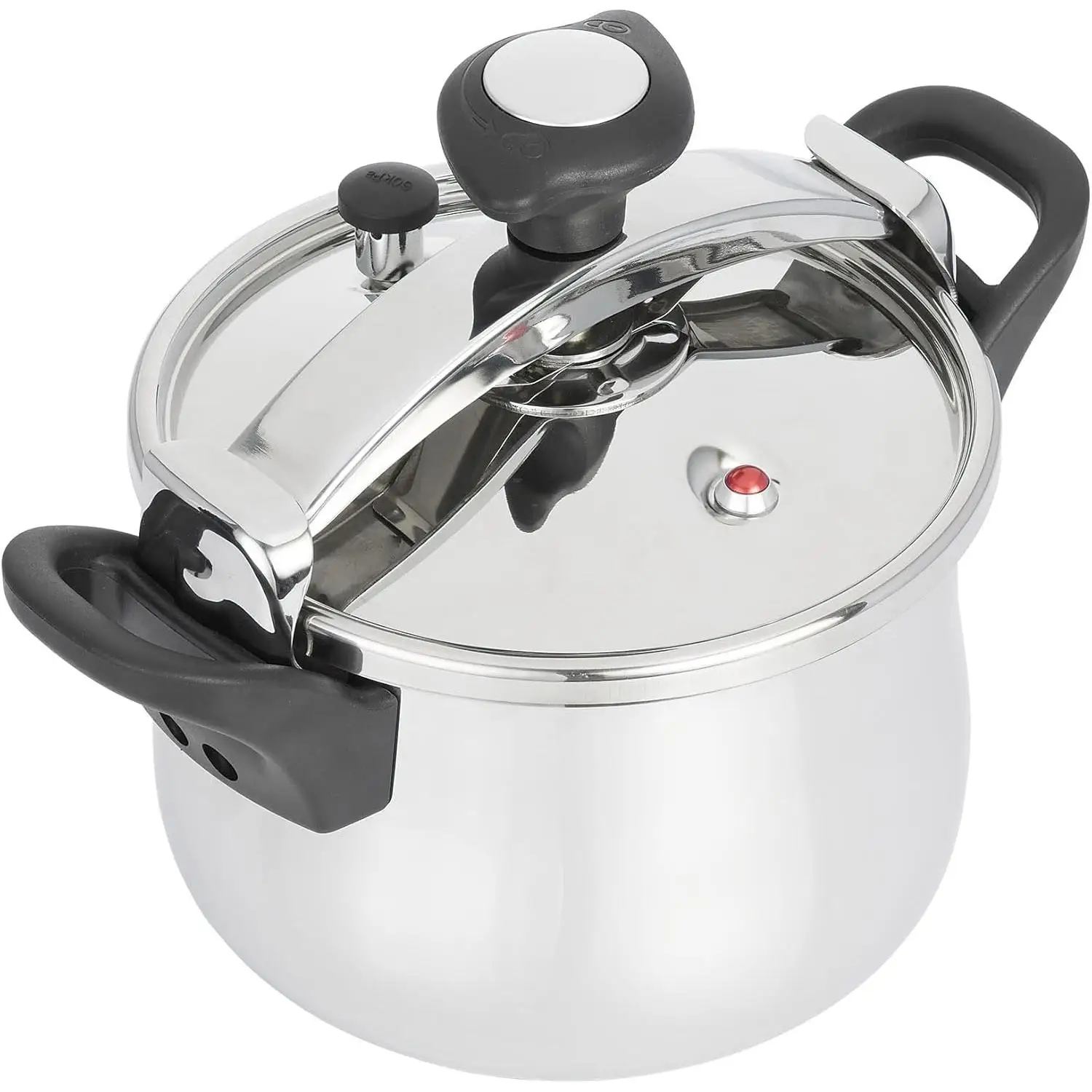 Olla Express JATA Hogar 4/8/12L | Acero Inoxidable, 3 Sistemas de Seguridad, Apta Inducción