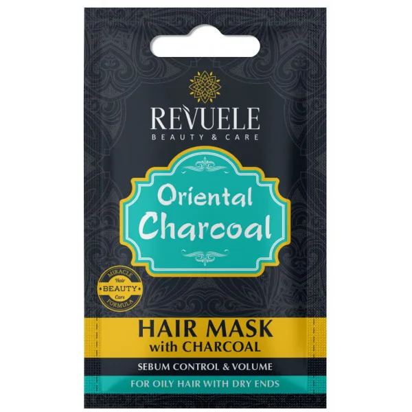 Mascarilla de Carbón Cabello Graso con Puntas Secas - Revuele