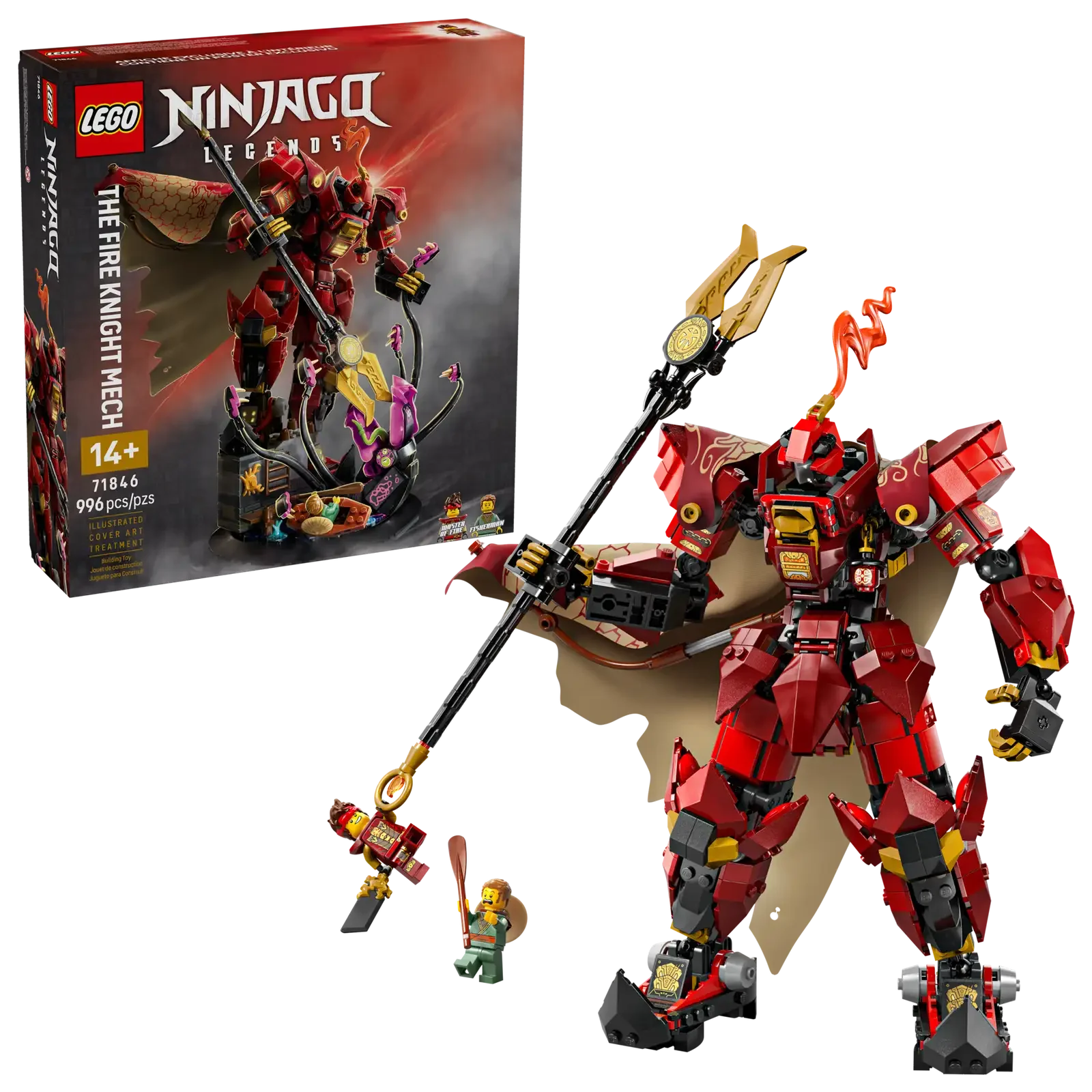 LEGO LEGO® NINJAGO® Meca Caballero del Fuego (71846) - 996 Piezas