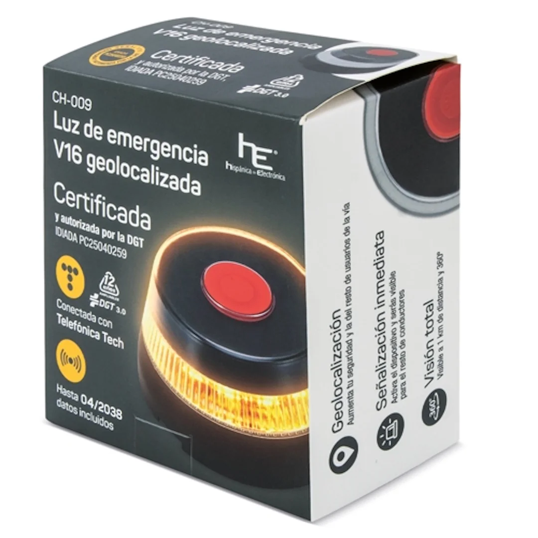 V16 geolocated he approved emergency light