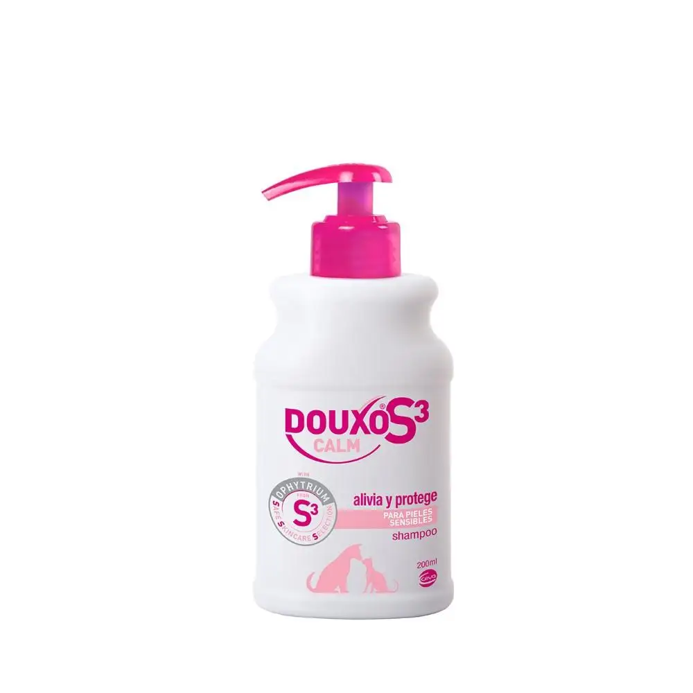 DOUXO S3 CALM - Champú calmante para perros y gatos - Cuidado suave para la piel - Fórmula especializada y de calidad.