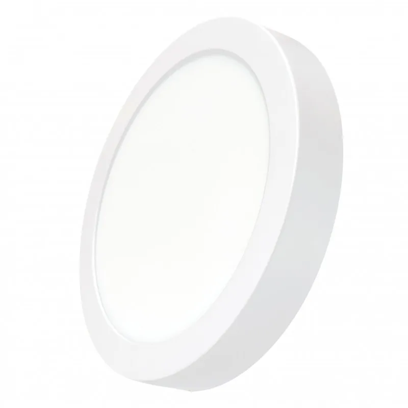 LED ATOMANT Plafón LED circular de superficie CCT 24W 2200 lúmenes, diámetro 300 mm, diseño fino y moderno, luz uniforme sin parpadeos, ideal para techos de pasillos, cocinas, baños o zonas comunes,