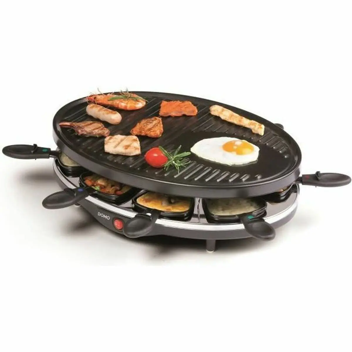 DO9038G black 1200W iron plate-non-stick-indicator light-yes plug