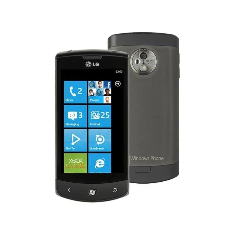 LG E900 Optimus 7 - Smartphone Windows Phone 7 - Pantalla 3.8'' - 5MP - 16GB - GPS - Wi-Fi - Bluetooth - Reproductor Música y Videos - Radio FM - Procesador 1ghz