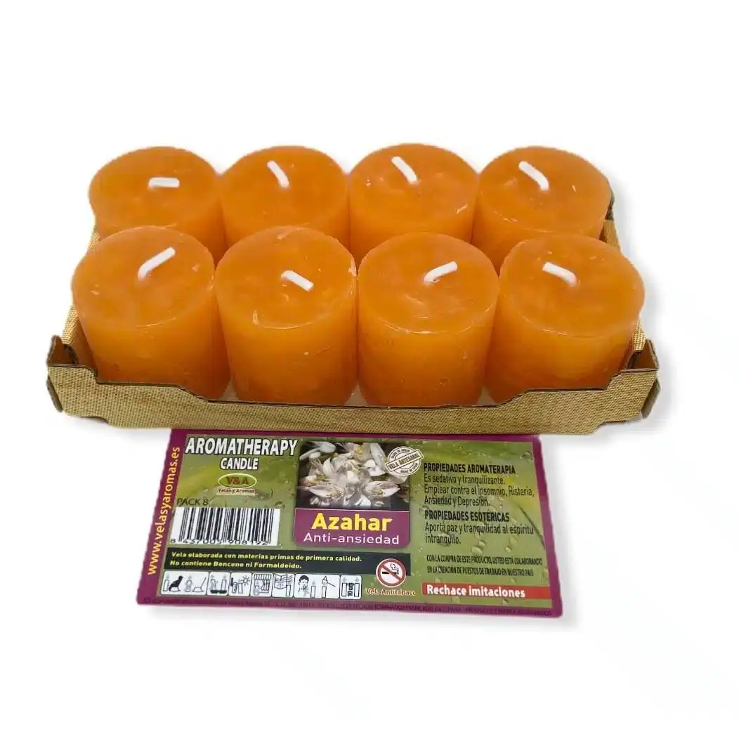 Vadeincienso - Pack of 16 Assorted Scented Candles, Natural Wax, includes fragrances like rosemary, lavender, sandalwood, and cinnamon, ideal for decoration and relaxation, shipped from Spain within 24-48 hours. #1