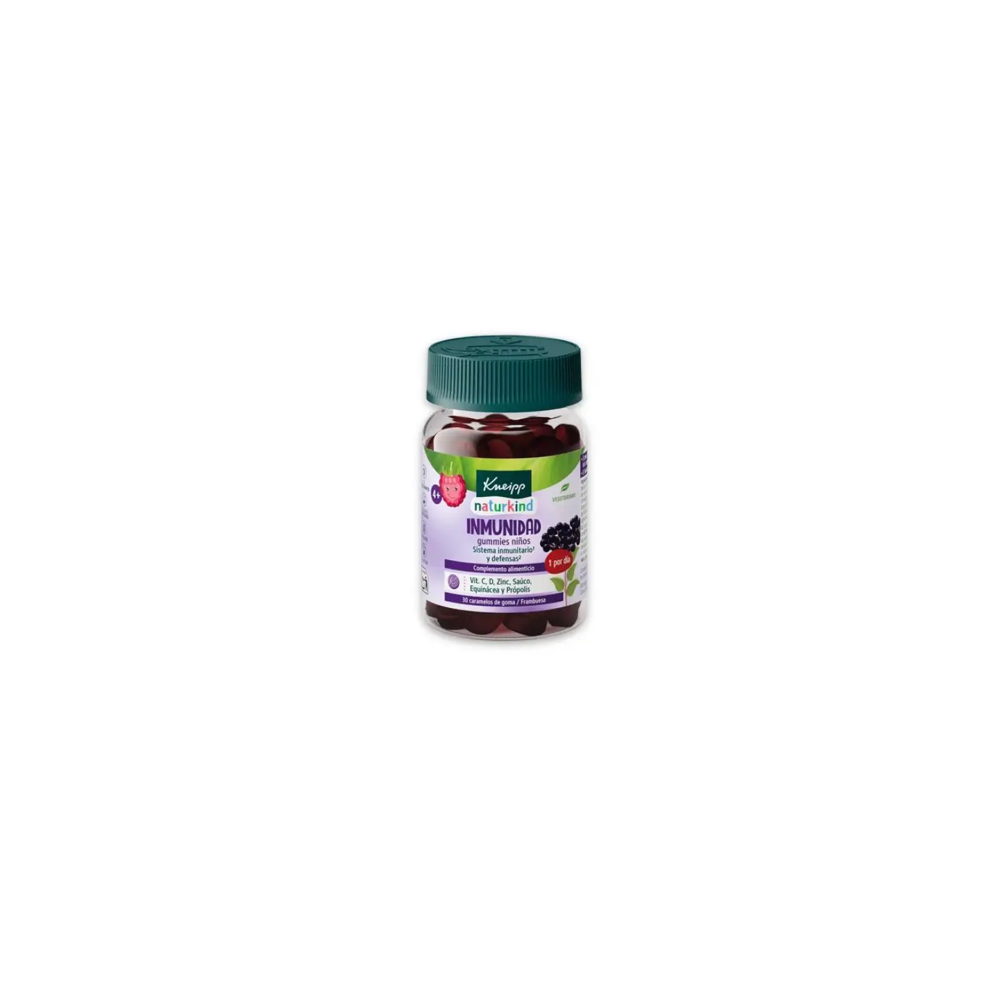 Kneipp Naturkind Inmunidad Niños 30 gummies sabor frambuesa
