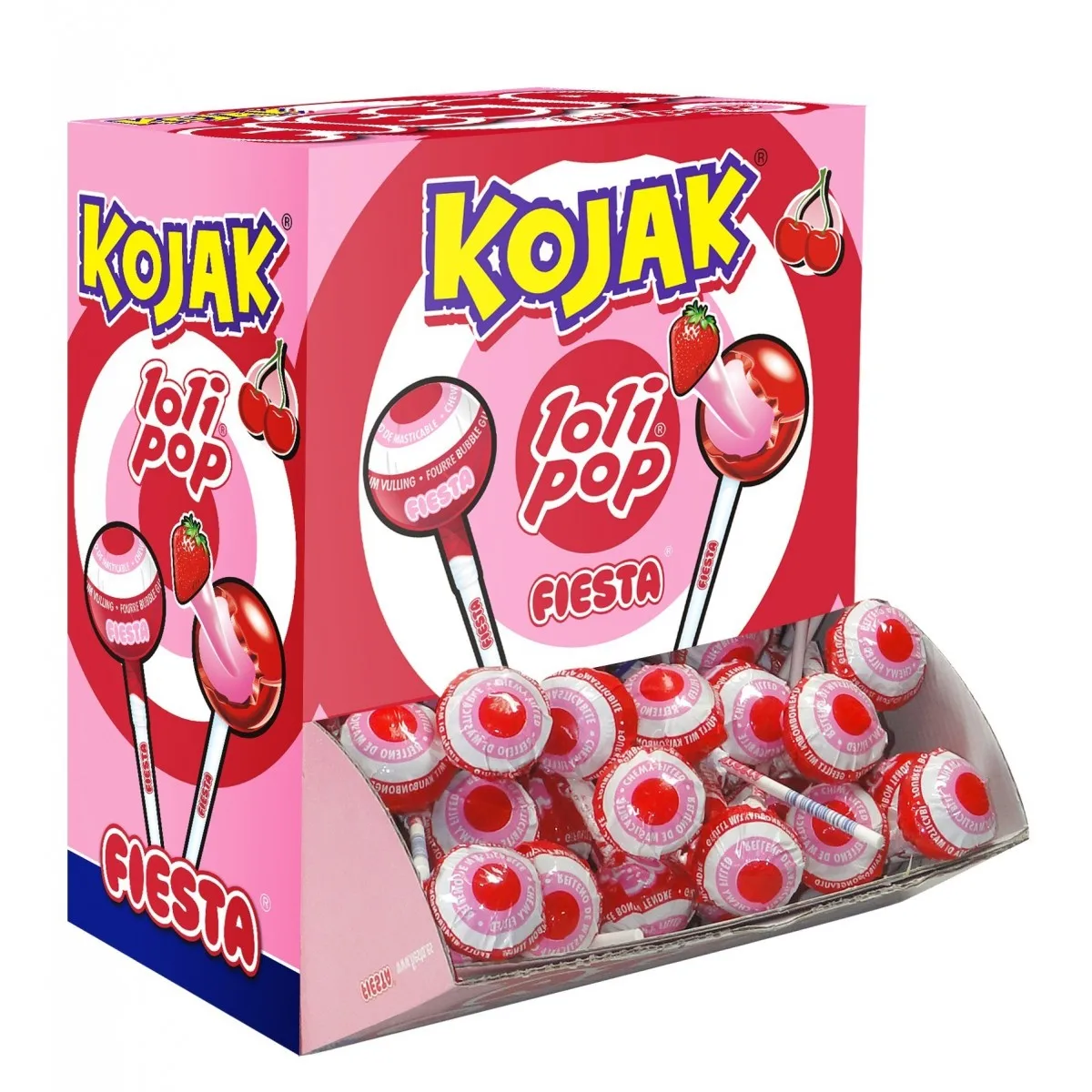 Fiesta Chupa Chups Kojak Lollipop 100 Unds Sin Gluten - Piruletas y Caramelos Duros