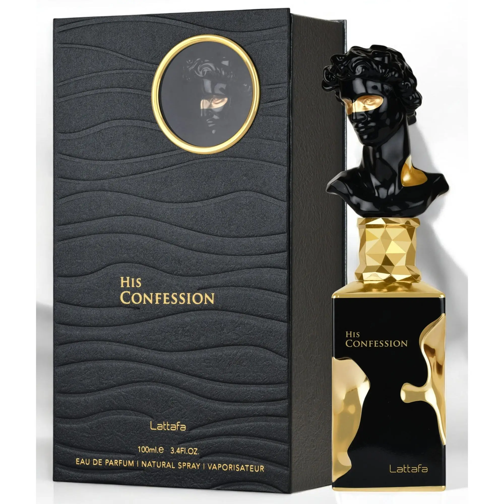 Perfume Árab His Confession de Lattafa, Eau De Parfum Spray para Hombre