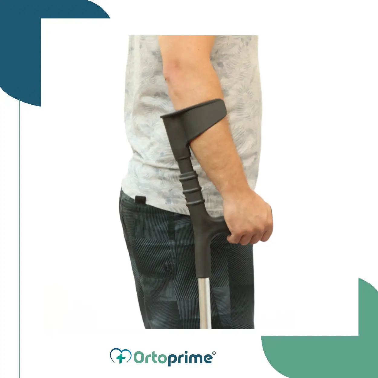 Orthopedic height adjustable crutch | Ergonomic orthoprime orthoprime