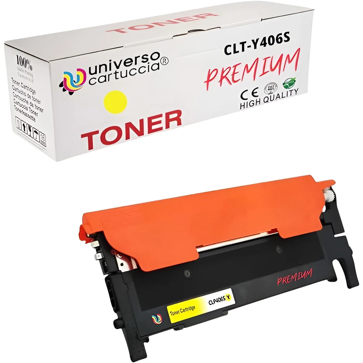 Toner compatible Samsung CLP-360/CLP362/CLP363/CLP365/CLP367/CLP368 CLT-Y406S