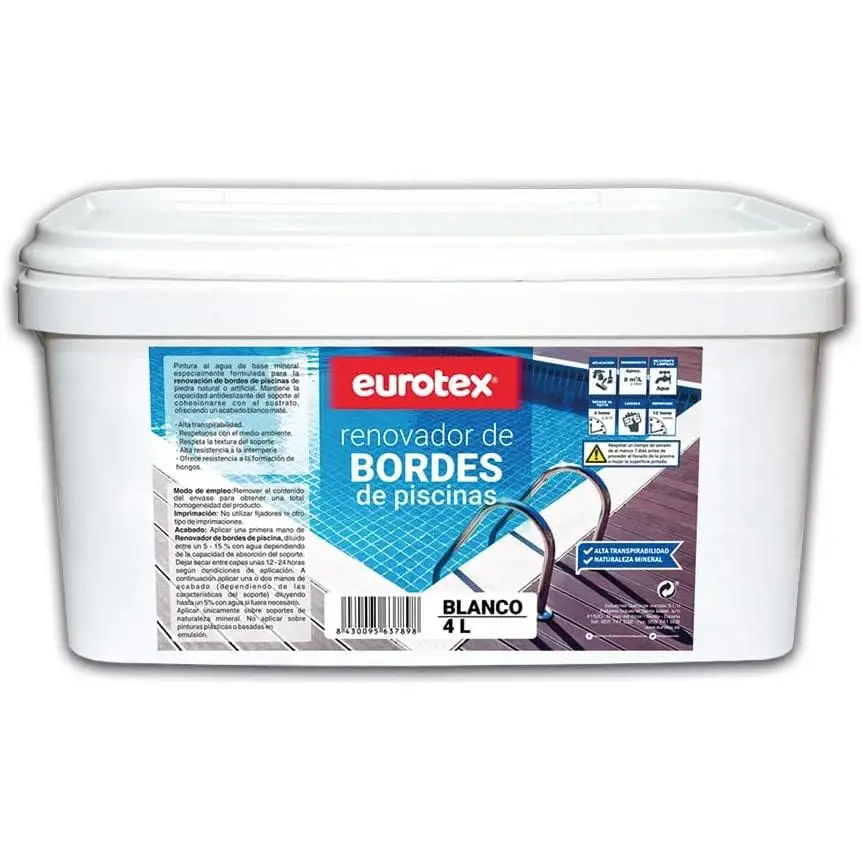 Paint-renovator for swimming pool edges-white 4L