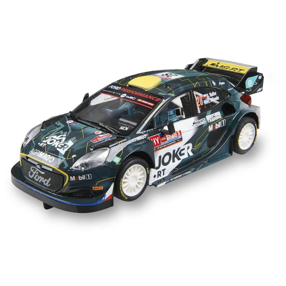 scalextric - coche scalextric ford puma wrc  joker con luz en los faros 185x93x95 cm u10534s300