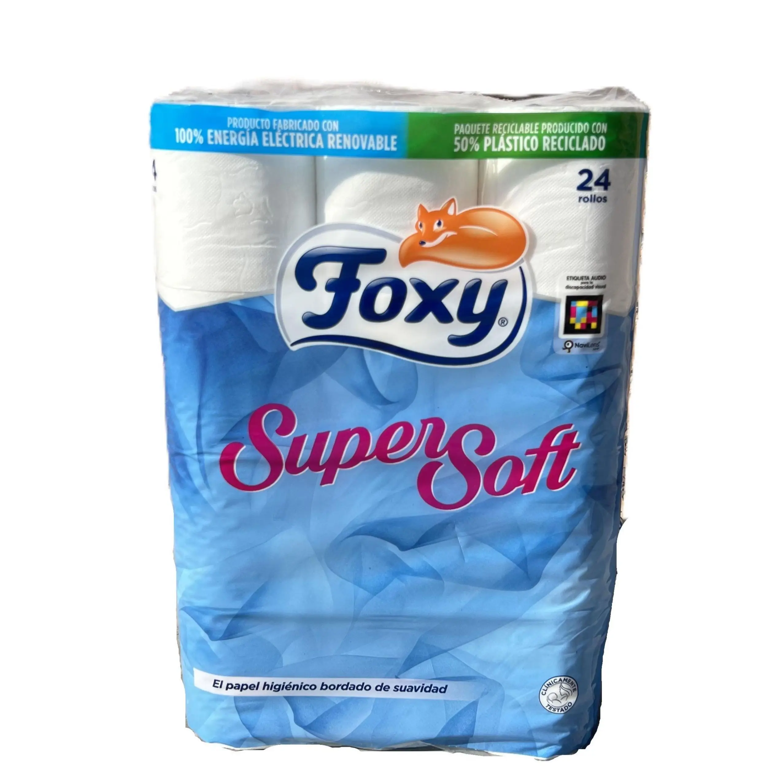 PACK VALOR - 24 rolos de papel higiénico FOXY SuperSoft