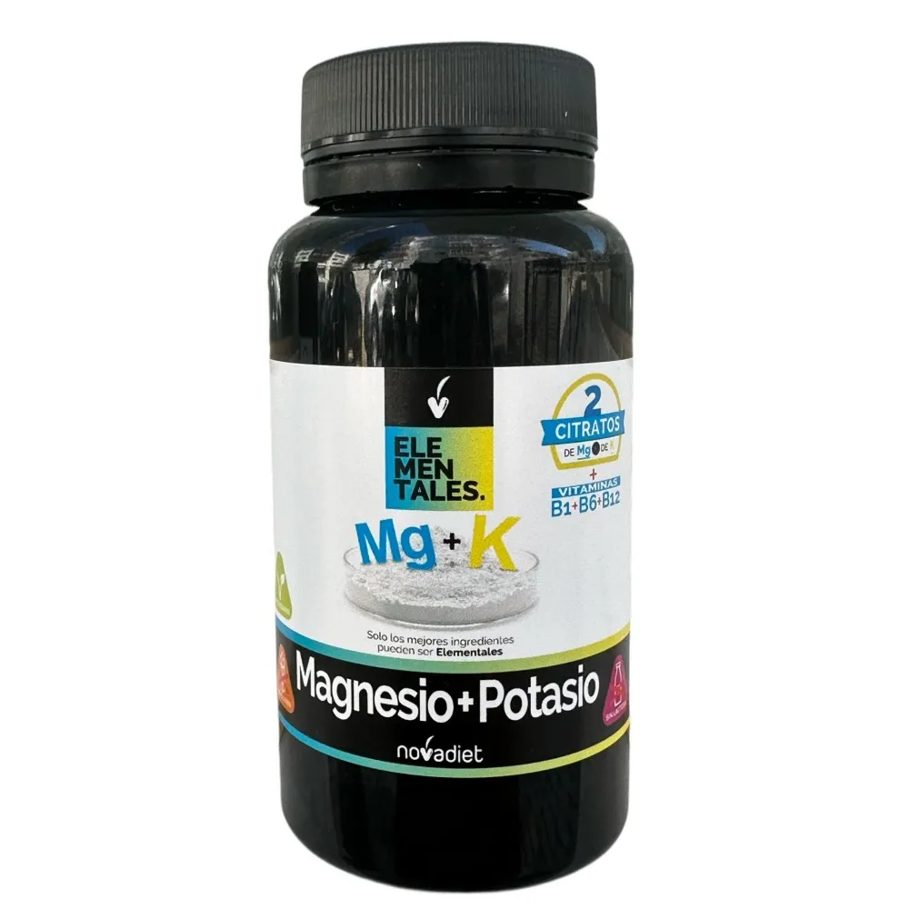 Magnesio + Potasio + B1, B6, B12, 60 comprimidos de Novadiet