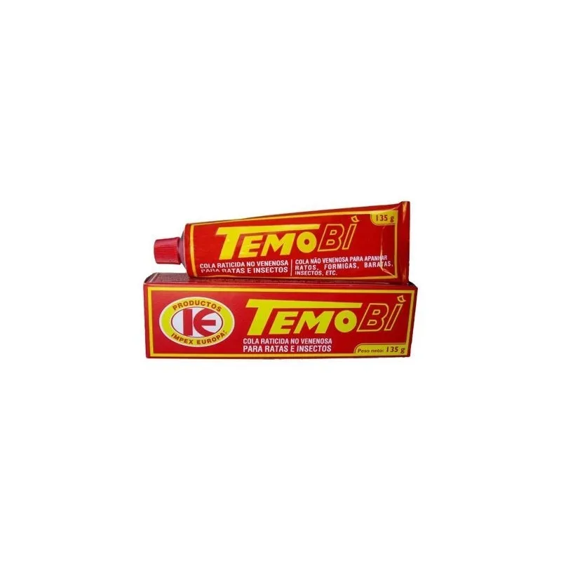 PEGAMENTO RATONES TEMOBI E/135 G - Efectivo Contra Ratones - Seguro para Usar