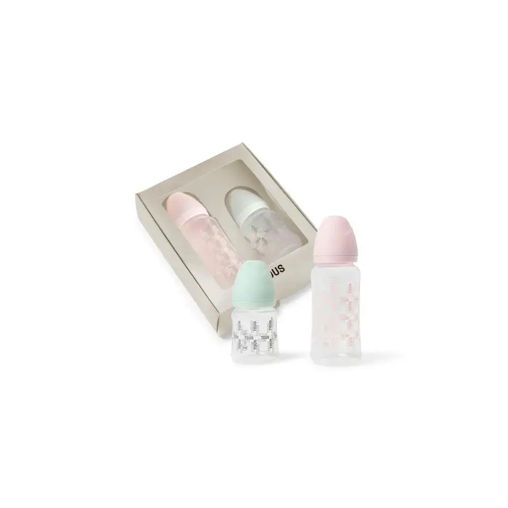 PACK 2 BIBERONES SQUARE ROSA TOUS