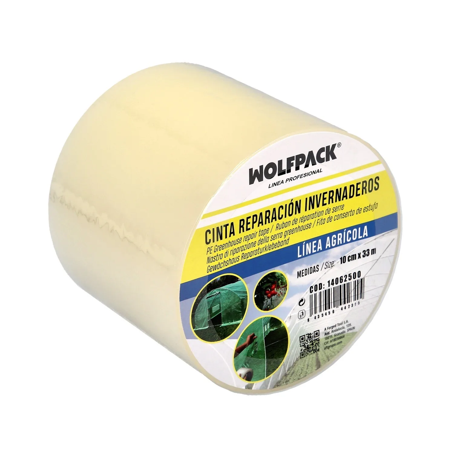 Cinta Para Reparacion Invernaderos 10 Cm. X 33 Metros - Alta Resistencia