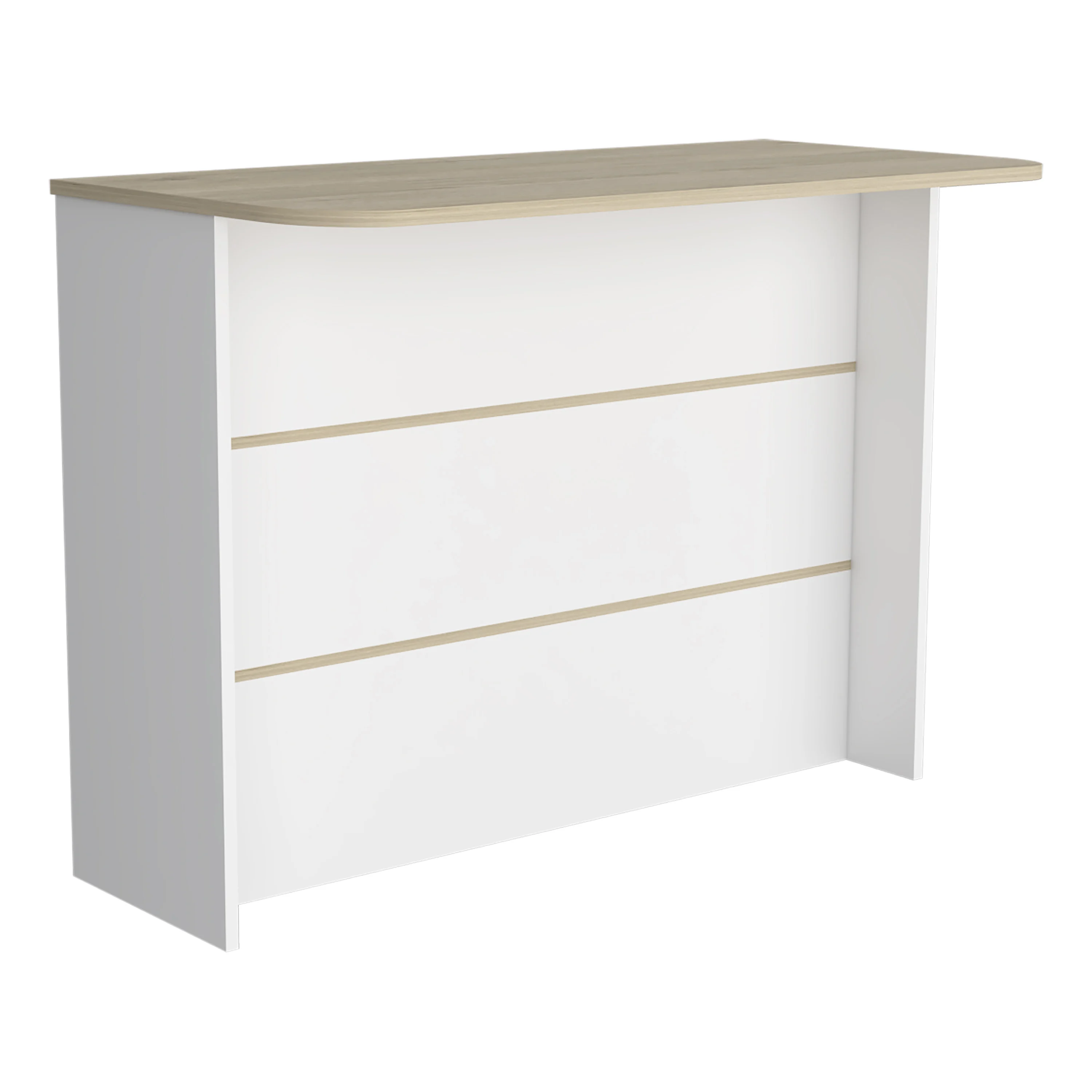TUHOME Barra de Cocina , con tres estantes