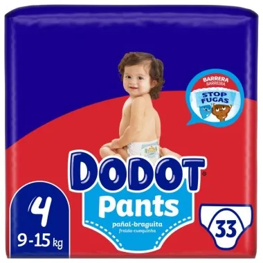 Pañales Dodot Pants Talla 4 (33 Uds)