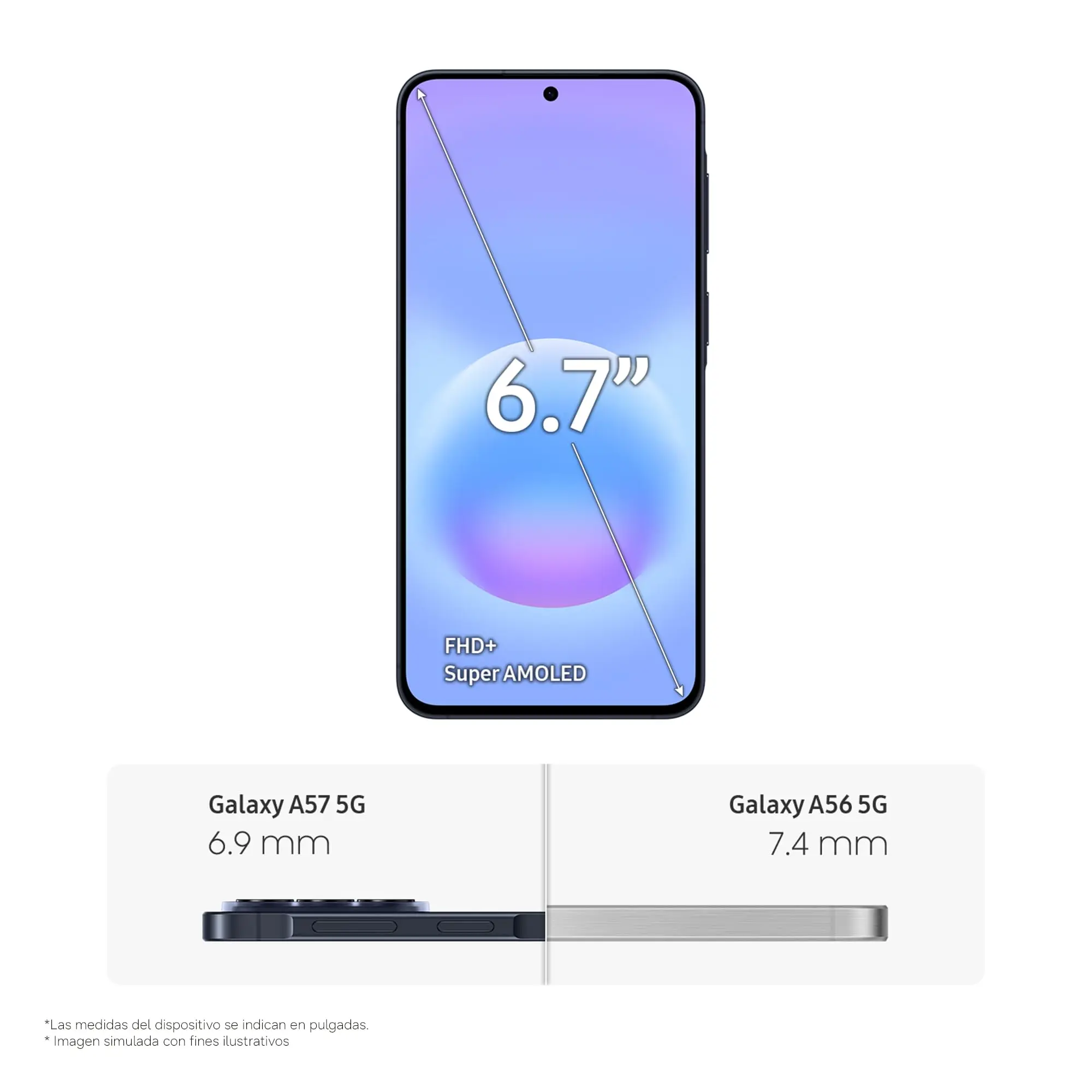 Samsung Galaxy A57 5G,8GB/ 256GB, 6,7″ Super AMOLED Plus FHD+ , Móvil Fino con IA, Gran Angular 50MP, Batería 5000mAh, IP68, Versión Indonesia 4