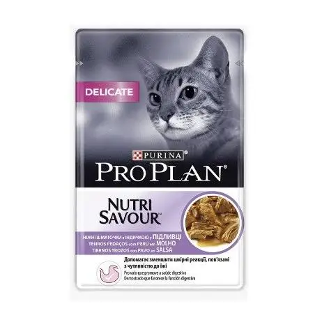 Pro Plan Delicate Sobre de Pavo para Gatos  Sobres para Gatos