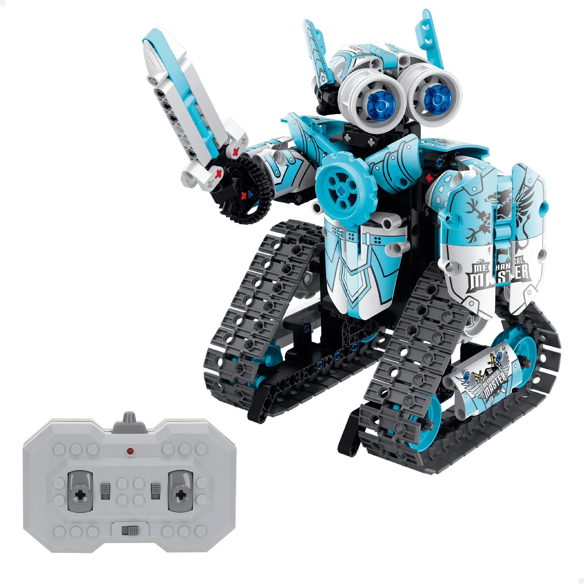 iM.Master - Juego de construcción robot teledirigido 3 en 1, +300 piezas, radiocontrol 2.4GHz, montaje mecánico modular, transformación en 3 modos, estructura articulada, diseño resistente y detalles
