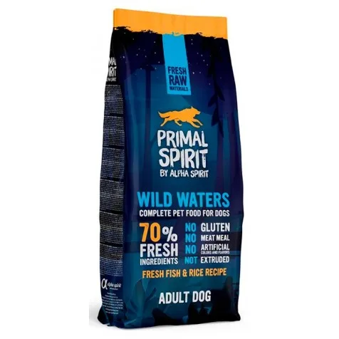 Primal Spirit 70% Wild Waters Para Perros 1 Kg