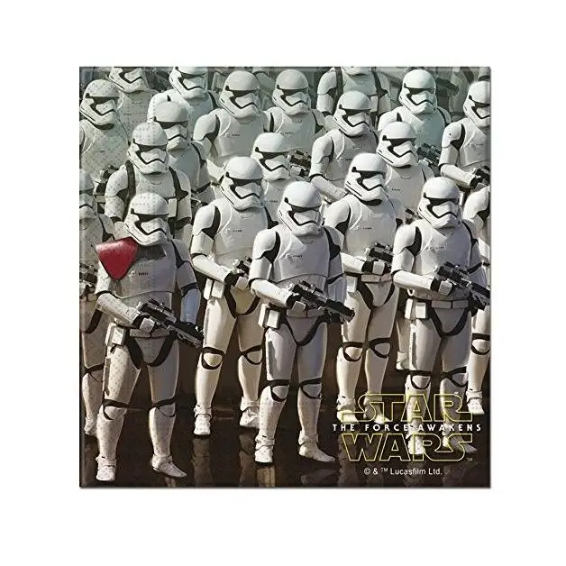 Colorbaby - Colección Star Wars - Servilletas Desechables - Pack 20 - 33 X 33 Cm