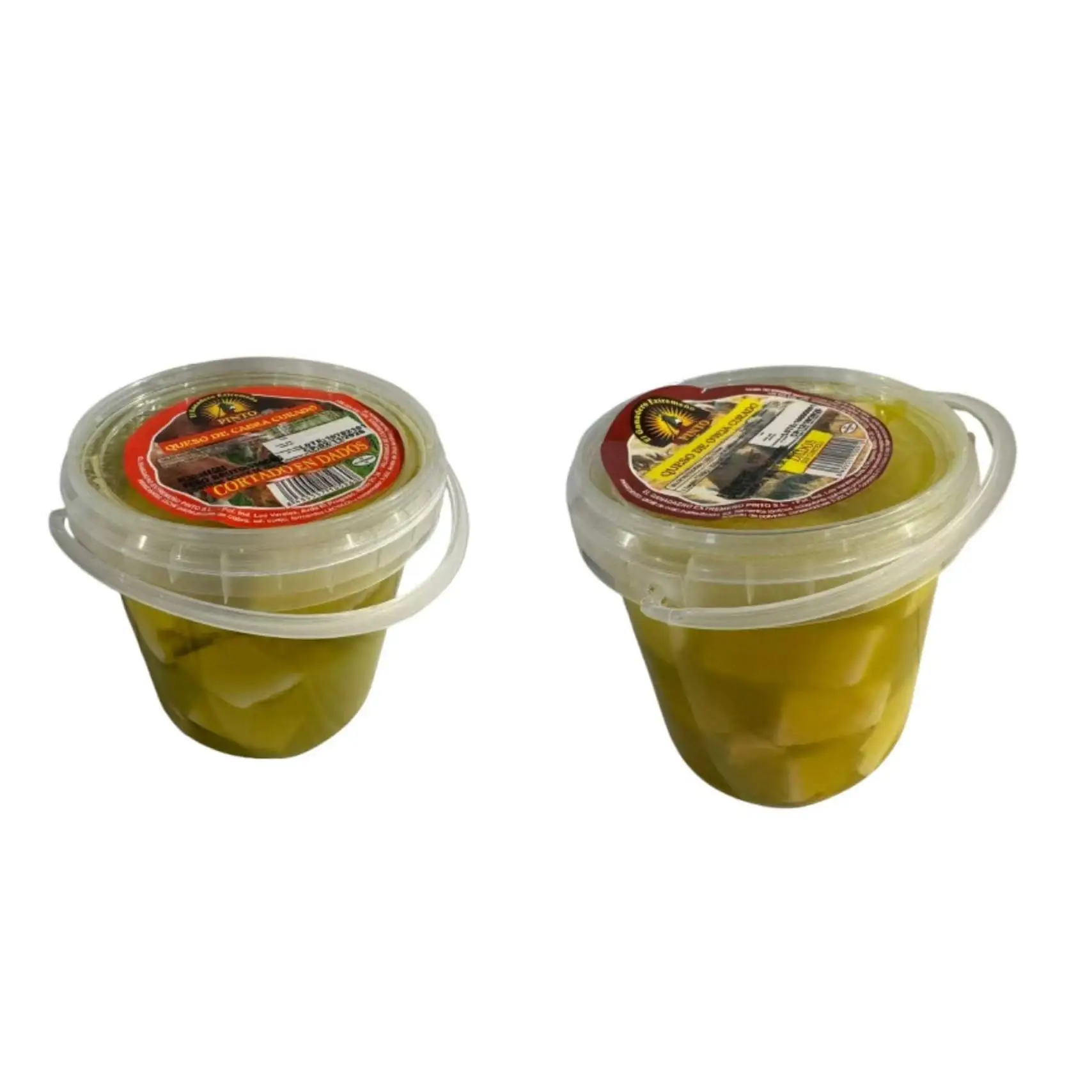 PINTO queso( tacos queso cabra en cubo peso bruto 550g+tacos queso oveja en cubo peso bruto 550g)