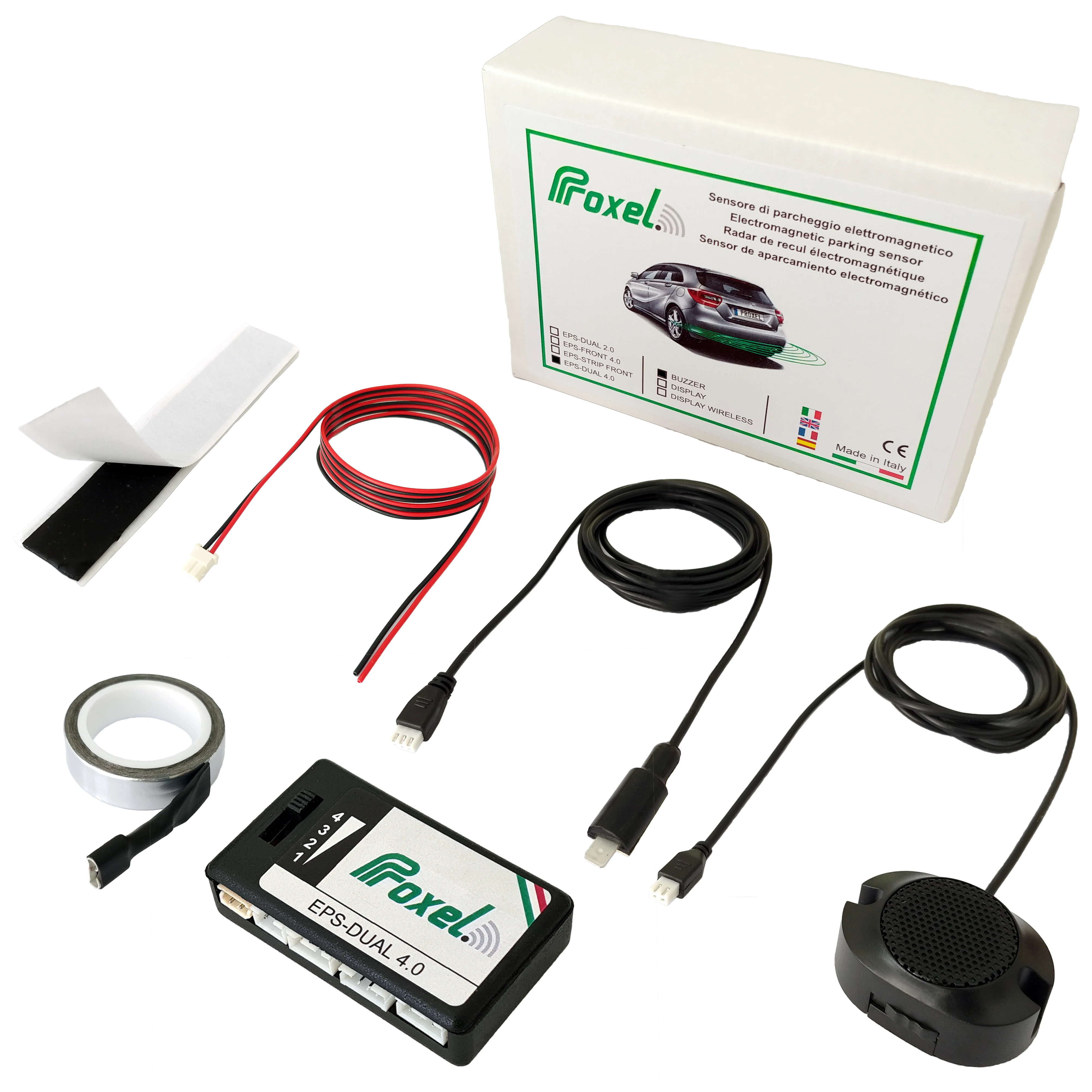 Sensor de Estacionamiento Electromagnetic Invisible Trasero sin Necesidad de Taladrar El paragolpes - Proxel