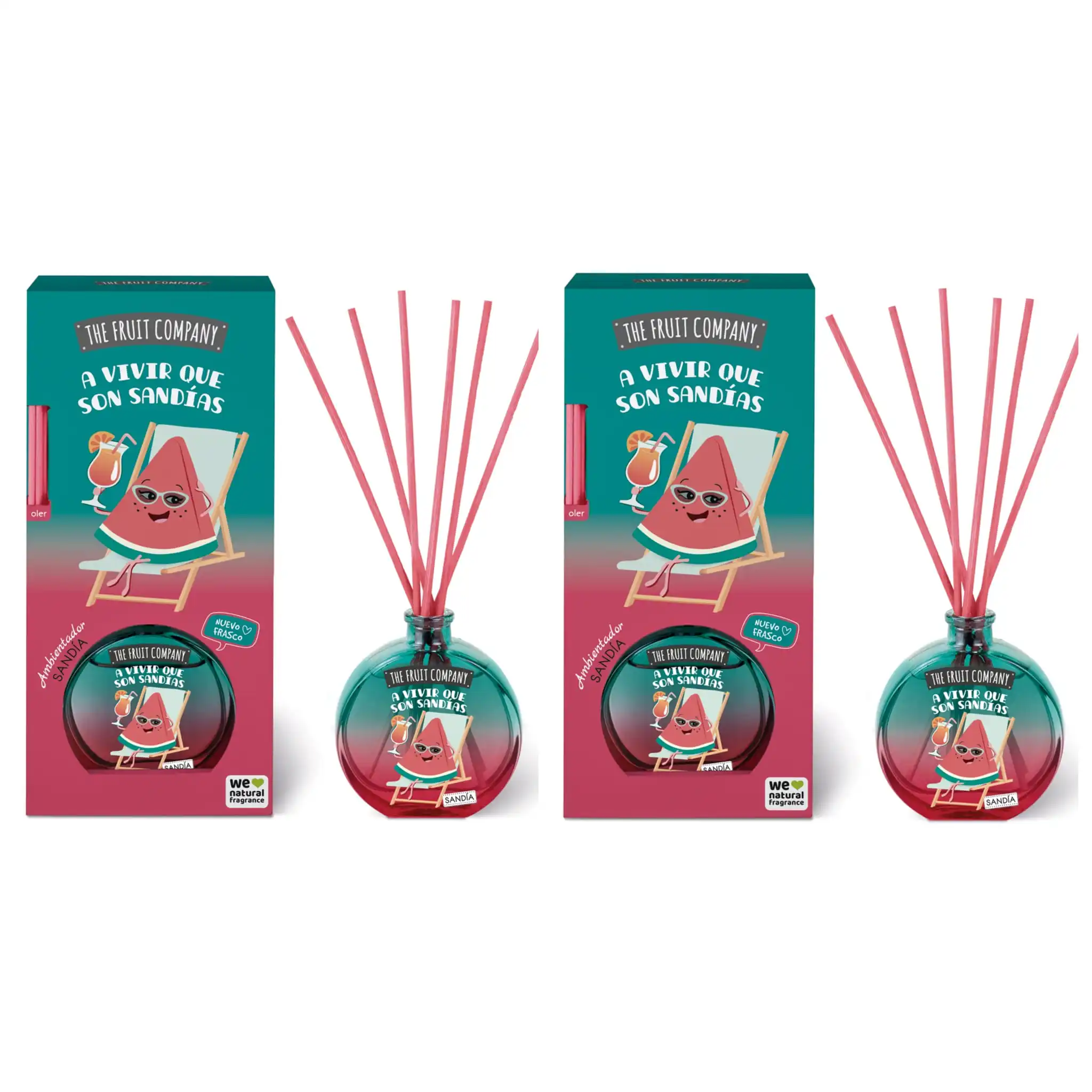 2 UNIDADES AMBIENTADOR MIKADO SANDÍA TFC 40 ML