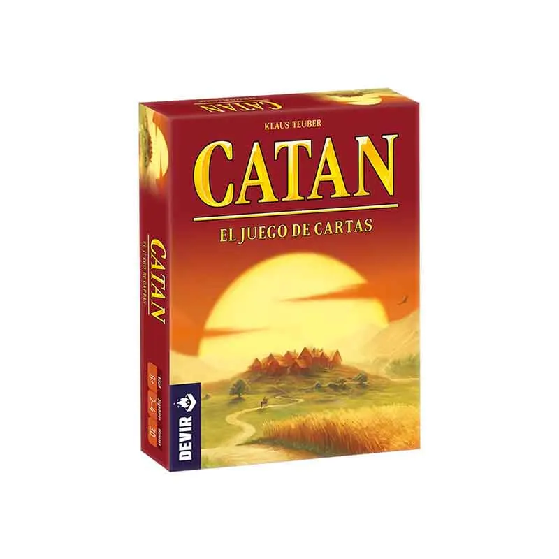 Catan, el juego de cartas. Editado por Devir.