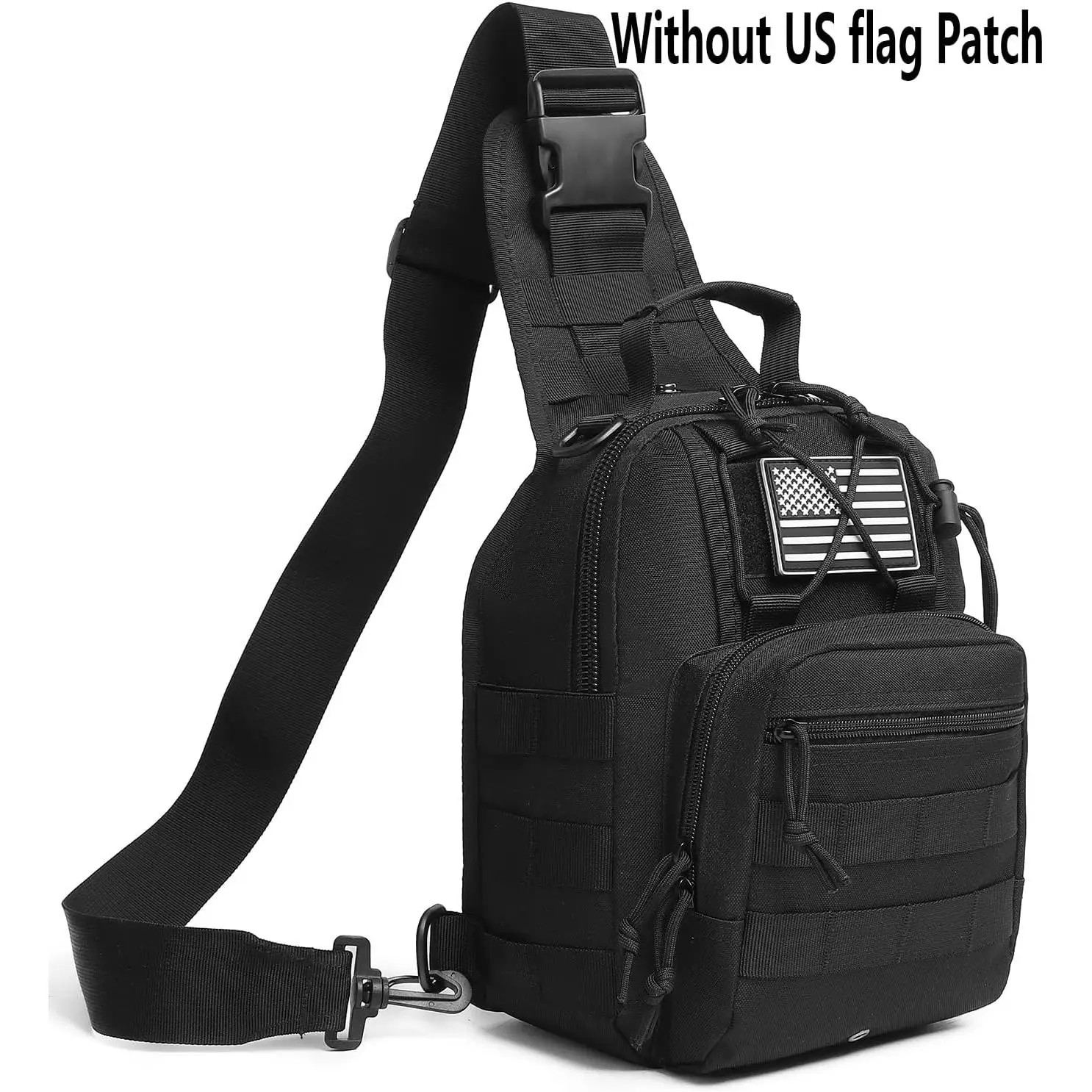 Bolso táctico de pecho para hombre, mochila de hombro cruzada, riñonera deportiva militar impermeable para exteriores - Bolsillo para teléfono, GenericA