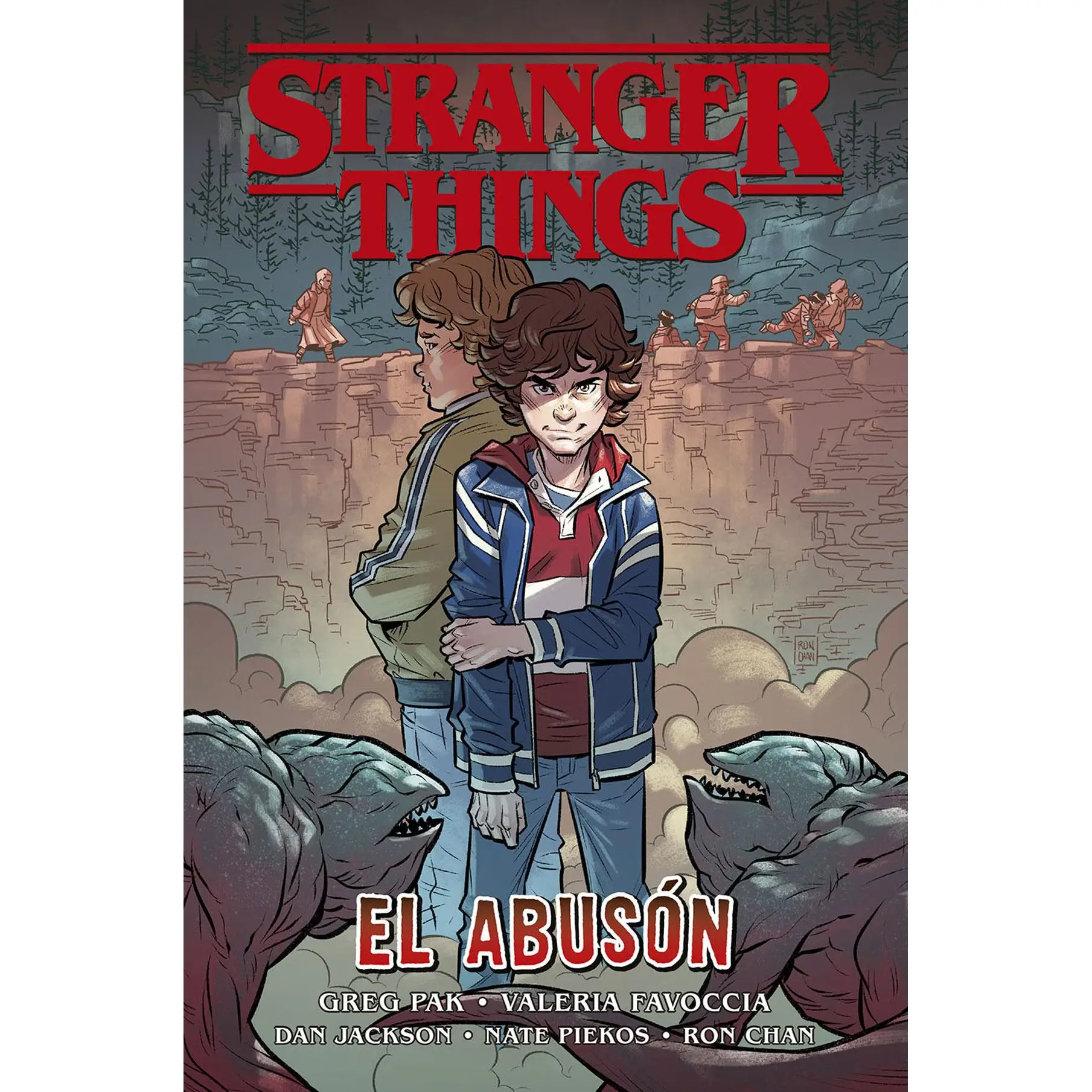 Book Stranger Things: the bully. Editorial norm EDITORIAL year 2021 author Greg Pak/ Valeria Favoccia/ Dan Jackson ISBN 9788467943573 #1