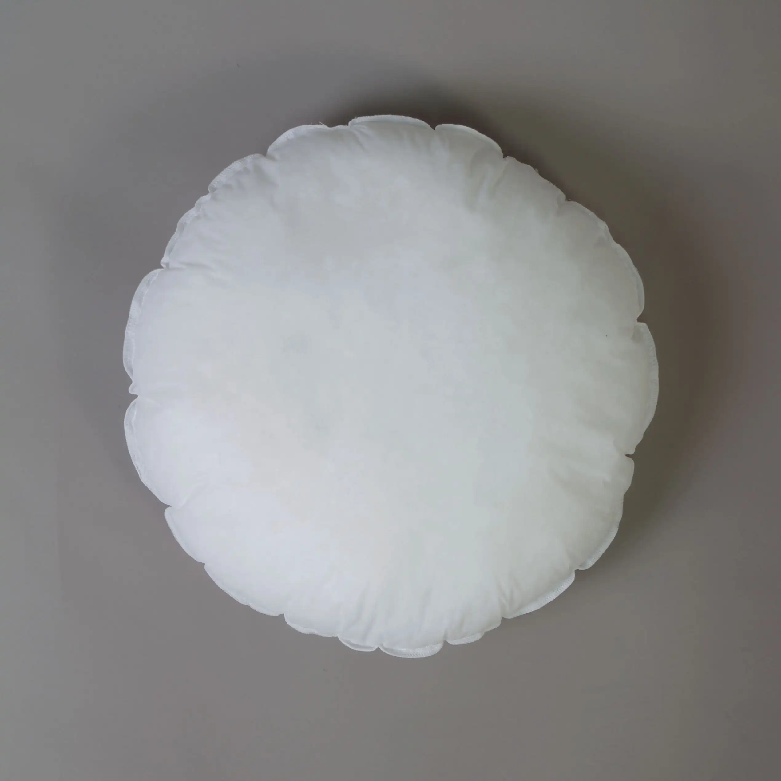10XDIEZ Relleno cojin redondo 45cm diametro - Relleno suave y durable para cojines decorativos
