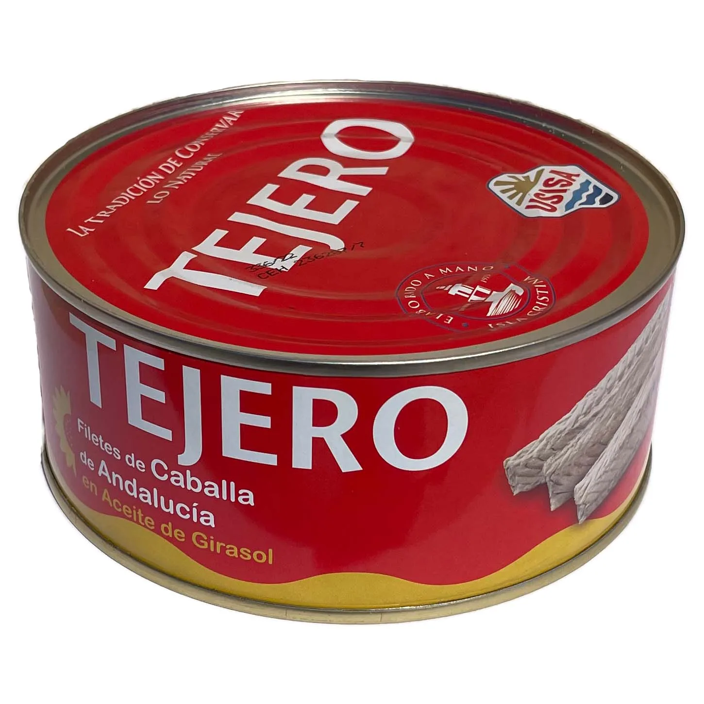 Filetes de Caballa de Andalucia en aceite girasol TEJERO 618gr.