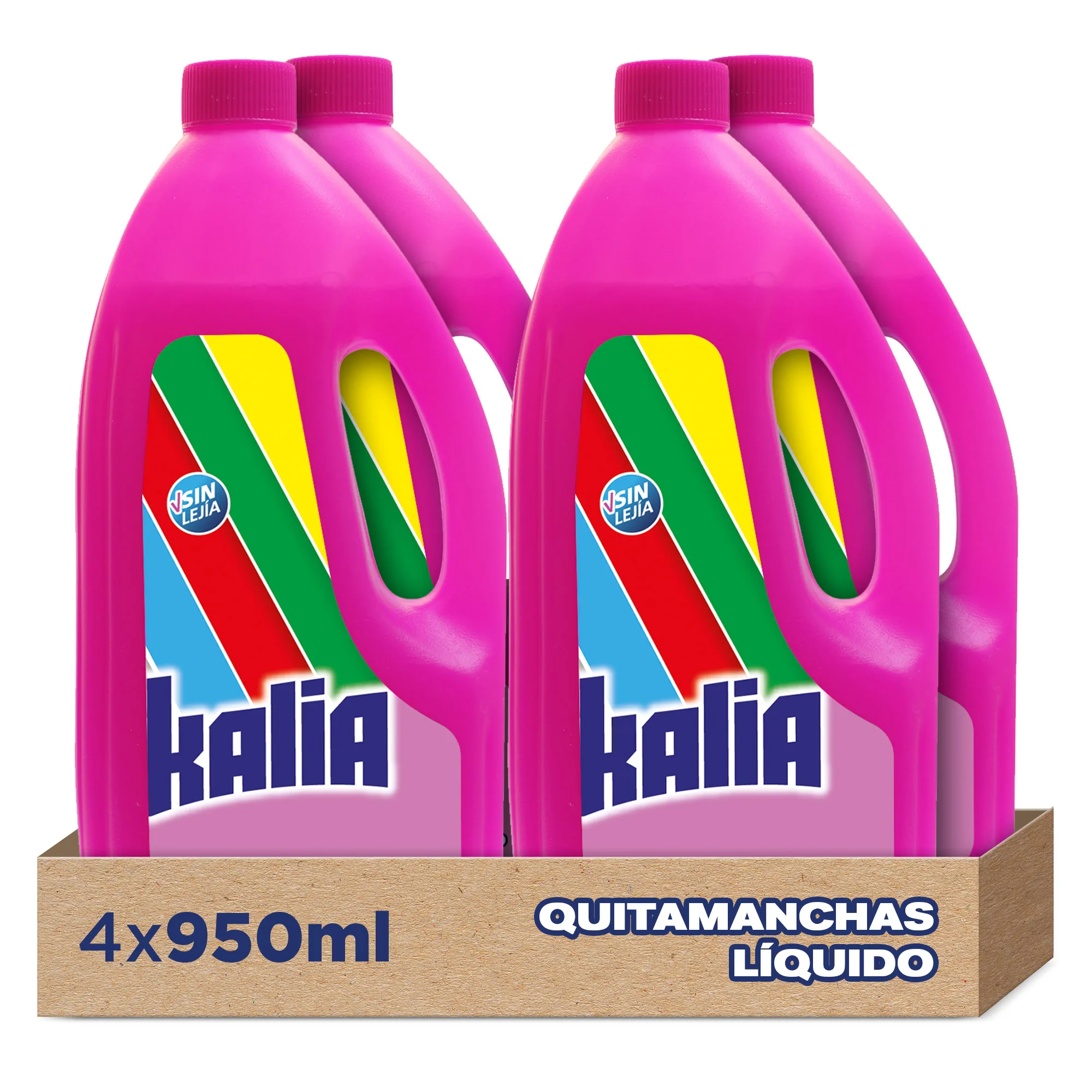 Quitamanchas para la ropa Kalia Líquido 4x950ml