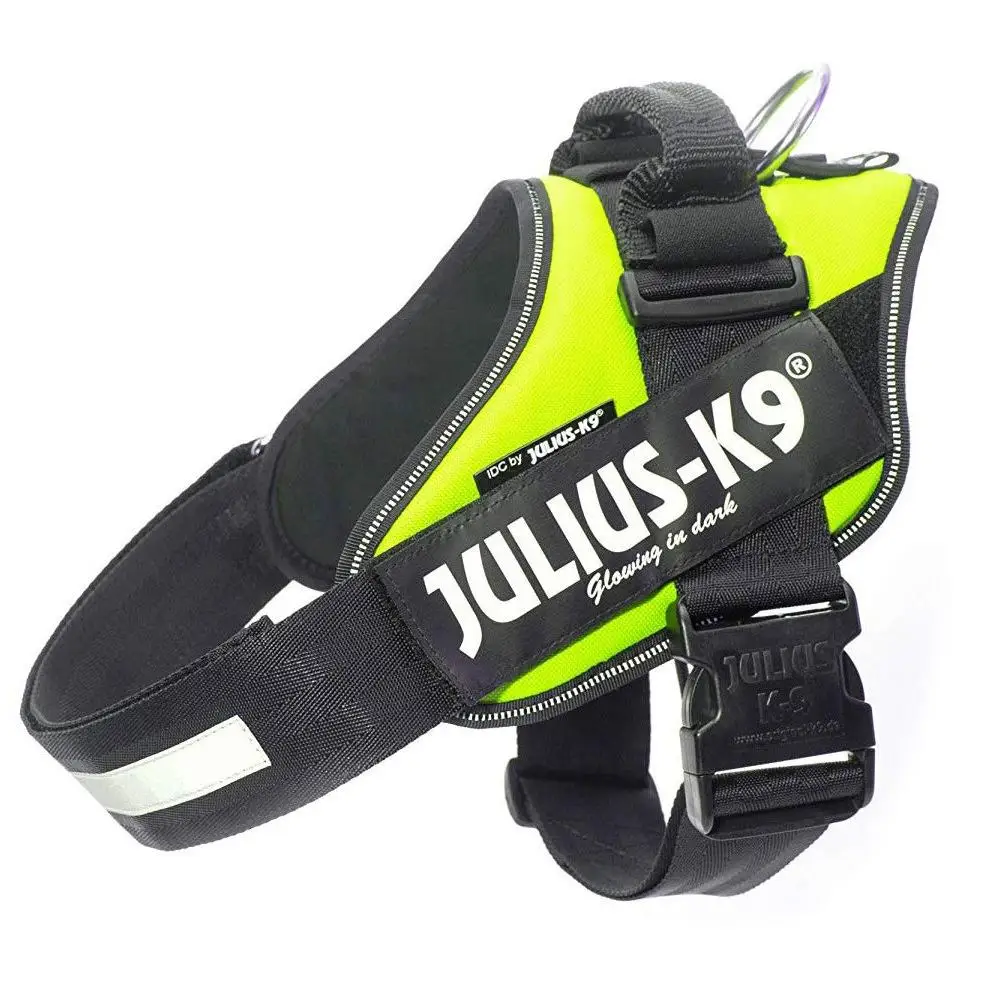 Arnés JULIUS-K9 IDC Amarillo Neón para Perros  Arnés para Perros