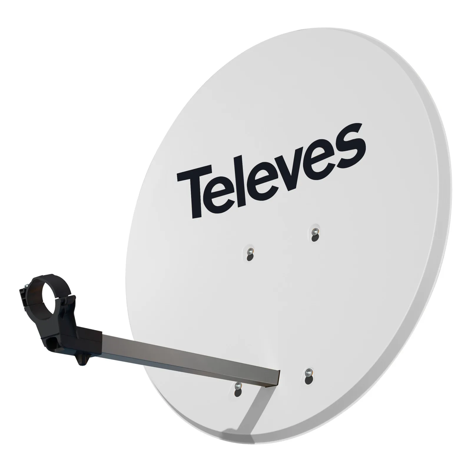Televes Antena Parabólica 63cm Offset Aluminio Resistente a la Corrosión
