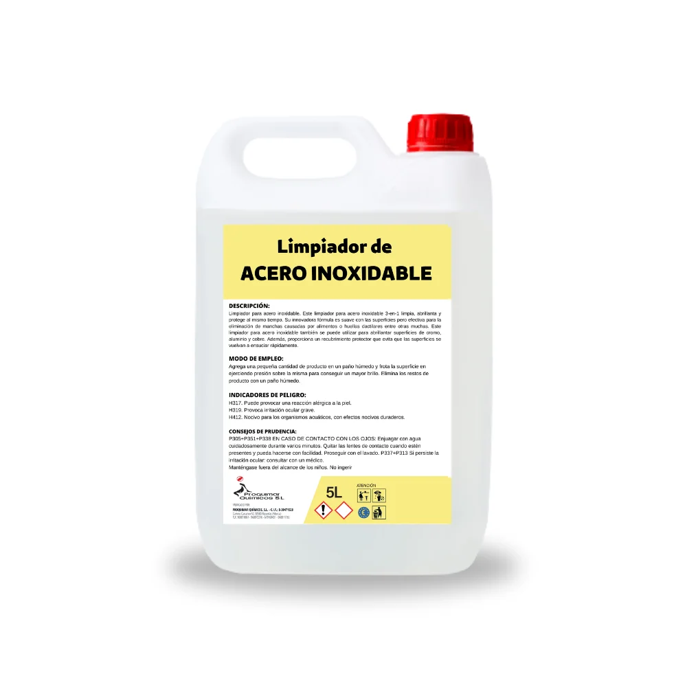 Lavanya Limpiador de Acero Inoxidable 3 en 1 5L