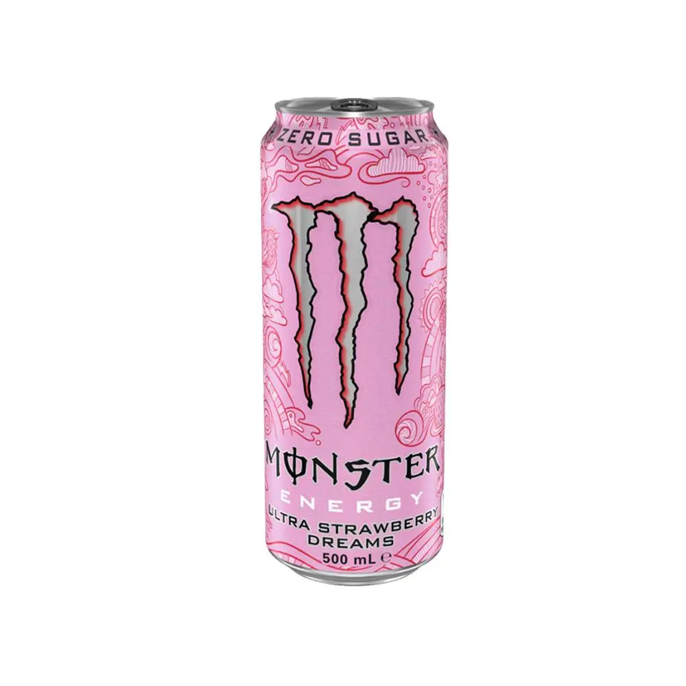 Monster energy drink ultra strawberry dreams 24u / 8u x 500ml national energy drink #2